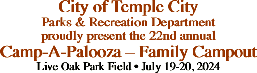 City of Temple City Parks &
