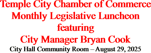 Temple City Chamber of Commerce Monthly