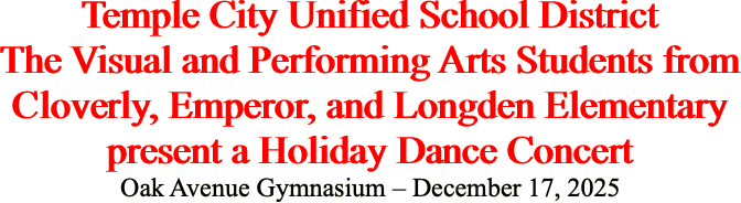 Temple City Unified School District The