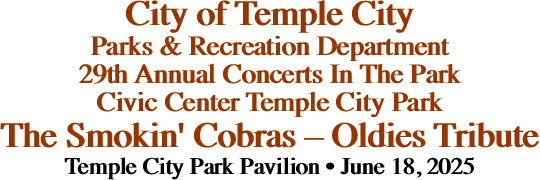 City of Temple City Parks &