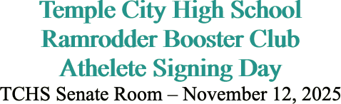 Temple City High School Ramrodder Booster