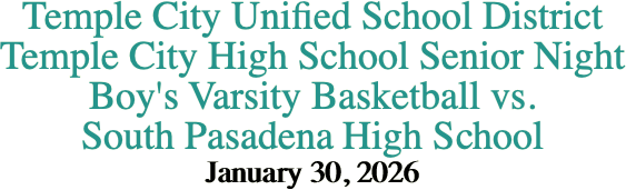 Temple City Unified School District Temple