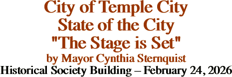City of Temple City State of